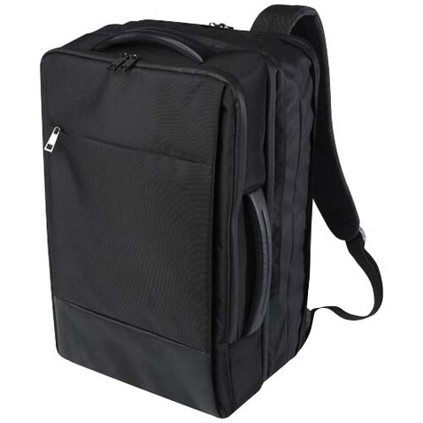 Expedition Pro 35L, 17&quot; GRS recycelter erweiterbarer Laptop-Rucksack, schwarz bedrucken, Art.-Nr. 13005790