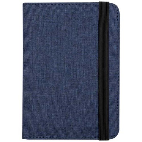 Ross GRS RPET RFID-Reisepasshalter, heather navy bedrucken, Art.-Nr. 13005855