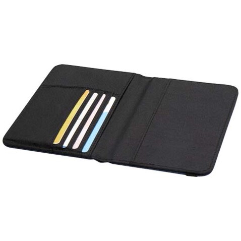 Ross GRS RPET RFID-Reisepasshalter, heather navy bedrucken, Art.-Nr. 13005855