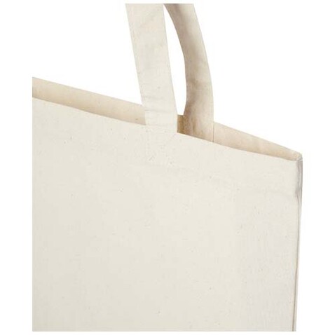 Orissa 180 g/m² GOTS Tragetasche mit tiefem Boden aus Bio-Baumwolle 11L, natur bedrucken, Art.-Nr. 13006006
