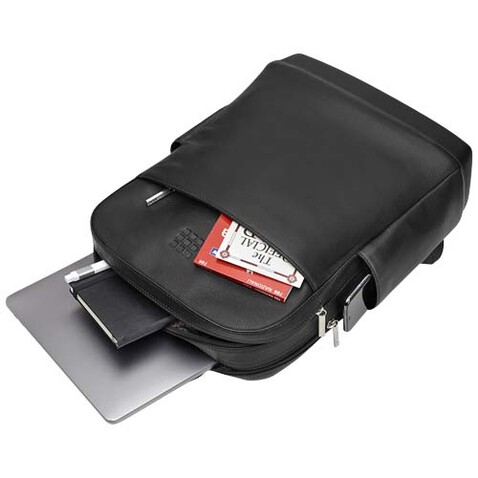 Moleskine Classic Pro Rucksack aus Leder, schwarz bedrucken, Art.-Nr. 13007290