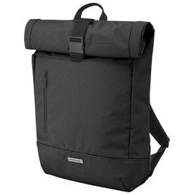 Moleskine Metro Rolltop Rucksack, schwarz bedrucken, Art.-Nr. 13007390