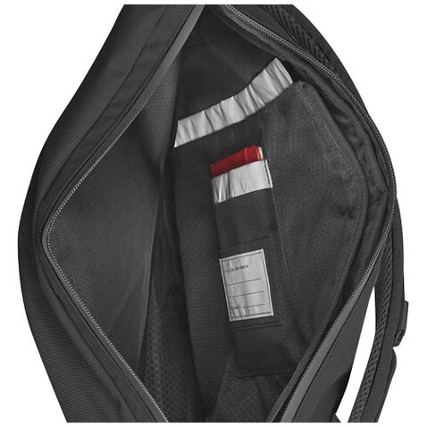 Moleskine Metro Rolltop Rucksack, schwarz bedrucken, Art.-Nr. 13007390