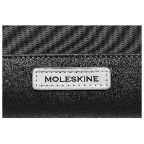 Moleskine Metro Rolltop Rucksack, schwarz bedrucken, Art.-Nr. 13007390