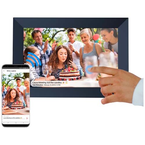 Prixton Prado 10" Frameo digitaler WLAN Fotorahmen, schwarz bedrucken, Art.-Nr. 2PA13090 Prixton Prado 10" Frameo digitaler WLAN Fotorahmen, schwarz bedrucken, Art.-Nr. 2PA13090