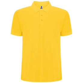 Pegaso Premium Poloshirt für Herren, gelb bedrucken, Art.-Nr. R66091B1