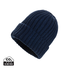 Kennedi AWARE™ Polylana® Beanie navy blau bedrucken, Art.-Nr. P453.3825 Kennedi AWARE™ Polylana® Beanie navy blau bedrucken, Art.-Nr. P453.3825