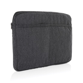 Laluka AWARE™ 15,6&amp;quot; Laptoptasche aus recycelter Baumwolle anthrazit bedrucken, Art.-Nr. P788.149