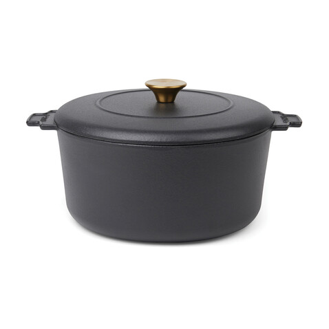 VINGA Monte Heritage Kokotte 5,5 L schwarz bedrucken, Art.-Nr. V2615101 VINGA Monte Heritage Kokotte 5,5 L schwarz bedrucken, Art.-Nr. V2615101
