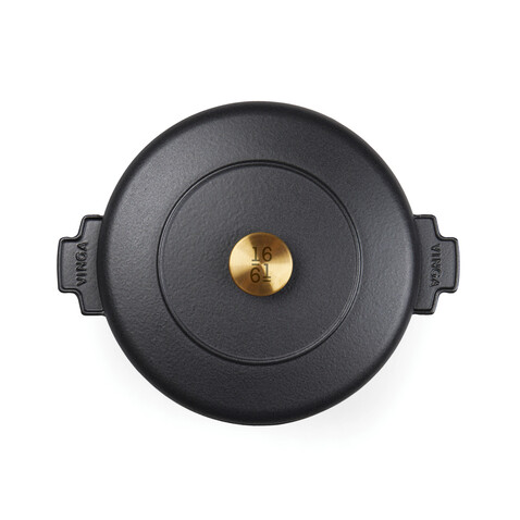 VINGA Monte Heritage Kokotte 5,5 L schwarz bedrucken, Art.-Nr. V2615101 VINGA Monte Heritage Kokotte 5,5 L schwarz bedrucken, Art.-Nr. V2615101