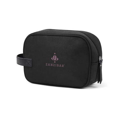 VINGA Marlow Kosmetiktasche aus RCS recyceltem Polyester schwarz bedrucken, Art.-Nr. V7030001 VINGA Marlow Kosmetiktasche aus RCS recyceltem Polyester schwarz bedrucken, Art.-Nr. V7030001