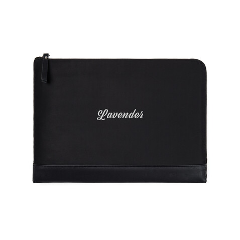 VINGA Marlow 16" Laptop Sleeve aus RCS recyceltem Polyester schwarz bedrucken, Art.-Nr. V7880701 VINGA Marlow 16" Laptop Sleeve aus RCS recyceltem Polyester schwarz bedrucken, Art.-Nr. V7880701