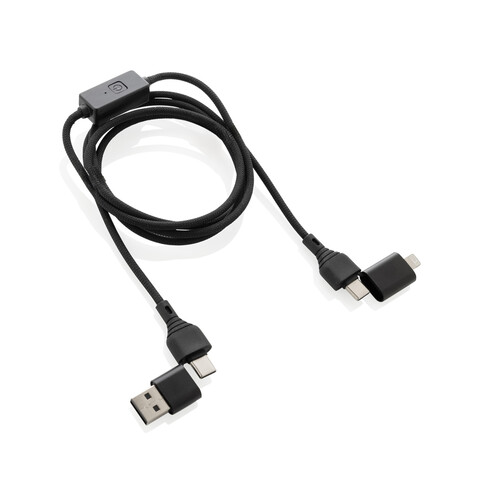 Datalock RCS recyceltes 60W Hacking-Schutzkabel schwarz bedrucken, Art.-Nr. P302.4901