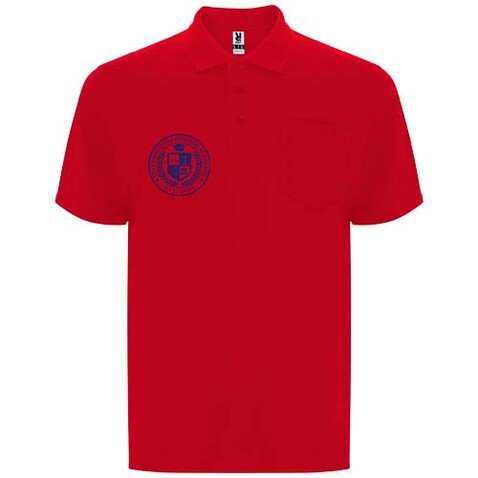 Centauro Premium Poloshirt Unisex, rot bedrucken, Art.-Nr. R66074I6