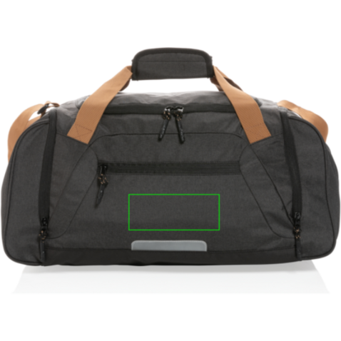 Impact AWARE™ Urban Outdoor Wochenendtasche schwarz bedrucken, Art.-Nr. P707.091