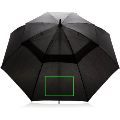 Swiss Peak AWARE™ Tornado 30&quot; Sturmschirm schwarz bedrucken, Art.-Nr. P850.441