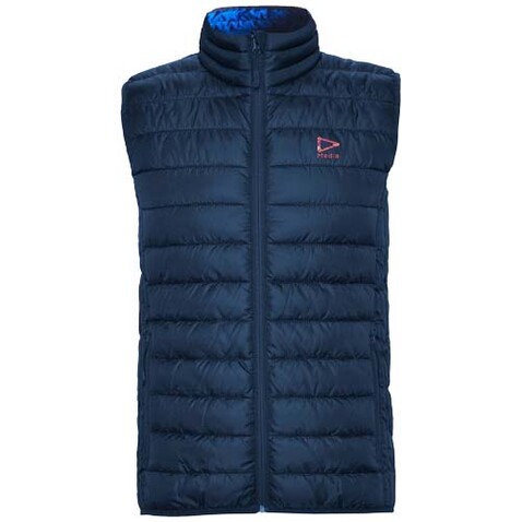 Oslo isolierter Bodywarmer für Kinder, Navy Blue bedrucken, Art.-Nr. K50921RD