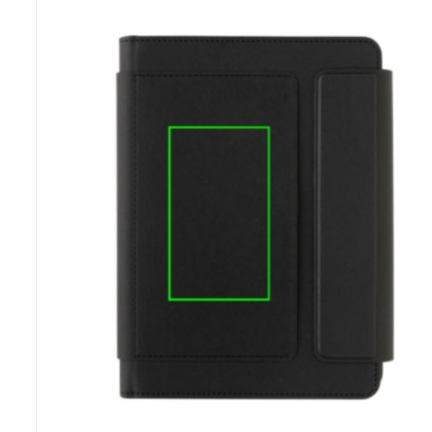 Swiss Peak Heritage RCS rPU A5 Steinpapier Portfolio schwarz bedrucken, Art.-Nr. P774.421