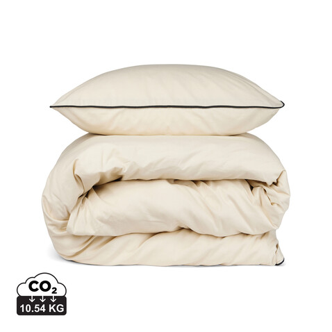 VINGA Marston OCS Bio-Baumwoll-Bettwäsche, 4er-Set beige bedrucken, Art.-Nr. V4190013