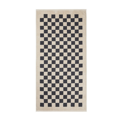 VINGA Elba Handtuch aus OCS Bio-Baumwolle, 4er-Set grau, beige bedrucken, Art.-Nr. V4500302 VINGA Elba Handtuch aus OCS Bio-Baumwolle, 4er-Set grau, beige bedrucken, Art.-Nr. V4500302