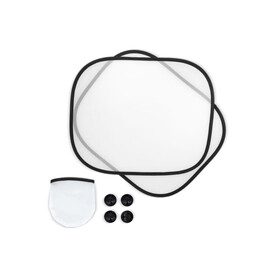 Sonnenblende, 2er-Set mit Etui Sublimation - Weiss bedrucken, Art.-Nr. LT90732-N0001