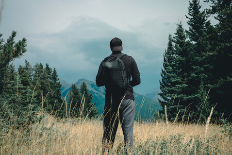 Swiss Peak AWARE™ RPET 15,6&quot; Day-Pack schwarz bedrucken, Art.-Nr. P762.741