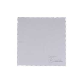 R-PET Sublim Mikrofasertuch 15 x 15cm - Weiss bedrucken, Art.-Nr. LT86726-N0001