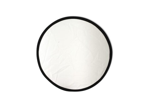 R-PET Faltbare Sublim Wurfscheibe - Weiss bedrucken, Art.-Nr. LT90512-N0001