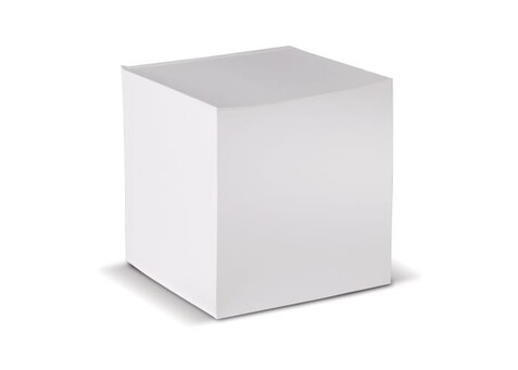 Notizwürfel 10x10x10cm - Weiss bedrucken, Art.-Nr. LT91705-N0001