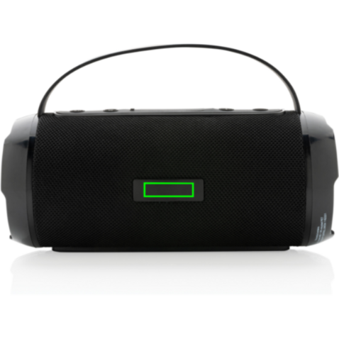 Soundboom wasserdichter 6W Speaker aus RCS Kunststoff schwarz bedrucken, Art.-Nr. P329.781