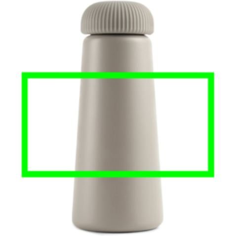 VINGA Erie 450ml Vakuumflasche aus RCS recyceltem Stahl grau bedrucken, Art.-Nr. V430019