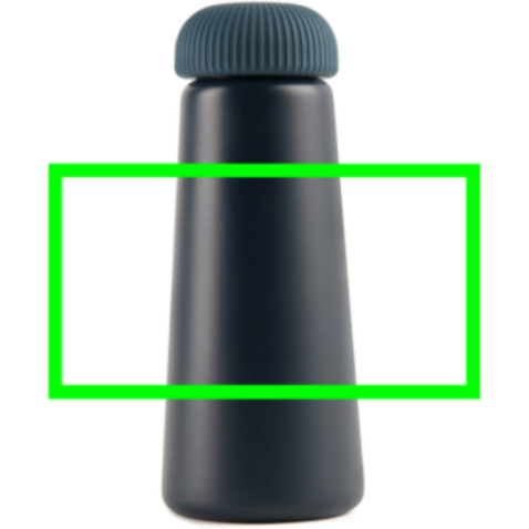 VINGA Erie 450ml Vakuumflasche aus RCS recyceltem Stahl blau bedrucken, Art.-Nr. V430015
