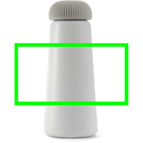 VINGA Erie 450ml Vakuumflasche aus RCS recyceltem Stahl weiß bedrucken, Art.-Nr. V430013