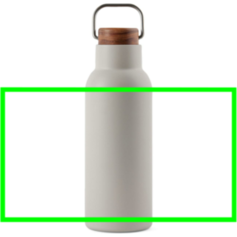 VINGA Ciro RCS recycelte Vakuumflasche 580ml grau bedrucken, Art.-Nr. V430029