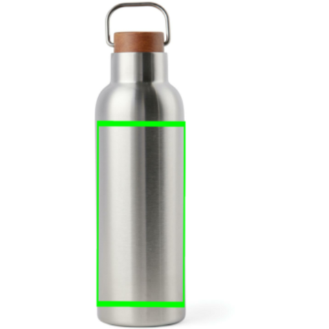 VINGA Ciro RCS recycelte Vakuumflasche 800ml Stahl bedrucken, Art.-Nr. V430032