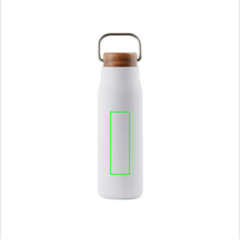 VINGA Ciro RCS recycelte Vakuumflasche 300ml weiß bedrucken, Art.-Nr. V430043