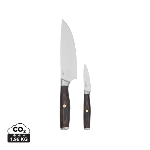 VINGA Tara Chef-Set aus Stahl Stahl, schwarz bedrucken, Art.-Nr. V2613409