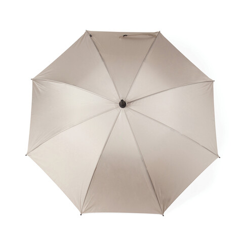 VINGA Baltimore AWARE™ RPET 23“ Regenschirm greige bedrucken, Art.-Nr. V850119
