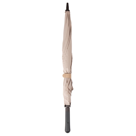 VINGA Baltimore AWARE™ RPET 23“ Regenschirm greige bedrucken, Art.-Nr. V850119