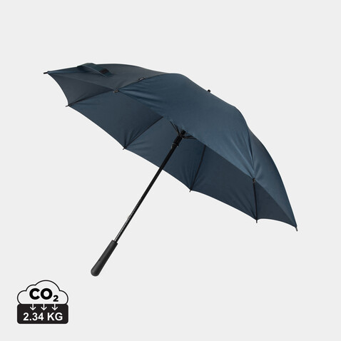 VINGA Baltimore AWARE™ RPET 23“ Regenschirm navy blau bedrucken, Art.-Nr. V850115