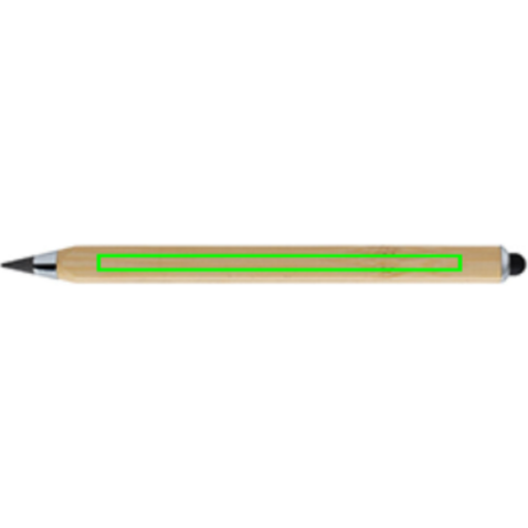 Eon Bambus Infinity Multitasking Stift braun bedrucken, Art.-Nr. P221.009