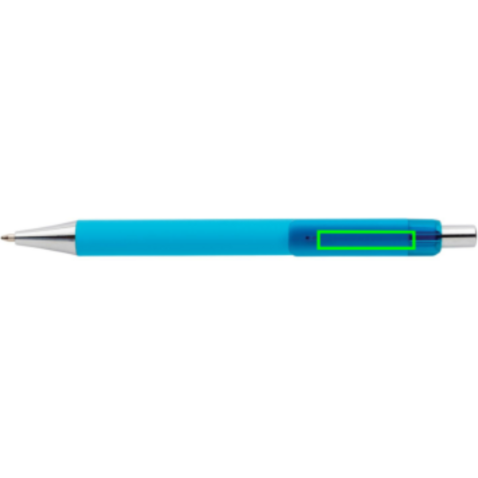 X8 Stift mit Smooth-Touch hellblau bedrucken, Art.-Nr. P610.709