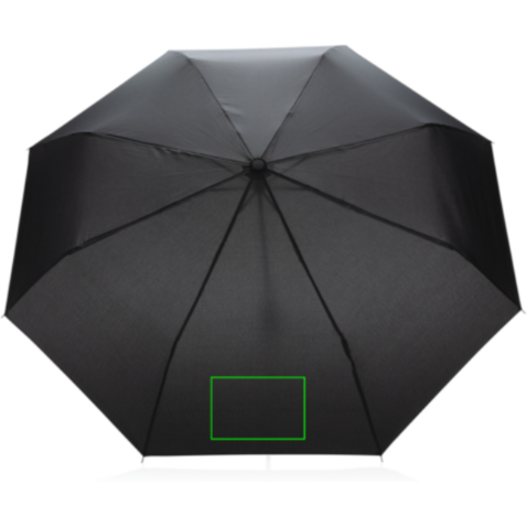 20.5&quot; Impact AWARE™ RPET 190T Mini-Schirm schwarz bedrucken, Art.-Nr. P850.581