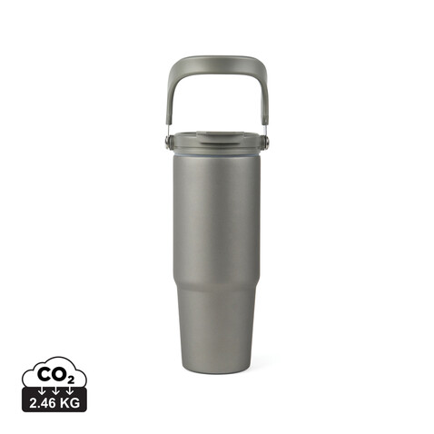 VINGA Eos Trek 880ml Flasche aus RCS rec. Stainless-Steel grau, grau bedrucken, Art.-Nr. V4320322 VINGA Eos Trek 880ml Flasche aus RCS rec. Stainless-Steel grau, grau bedrucken, Art.-Nr. V4320322