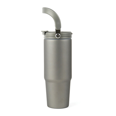VINGA Eos Trek 880ml Flasche aus RCS rec. Stainless-Steel grau, grau bedrucken, Art.-Nr. V4320322 VINGA Eos Trek 880ml Flasche aus RCS rec. Stainless-Steel grau, grau bedrucken, Art.-Nr. V4320322