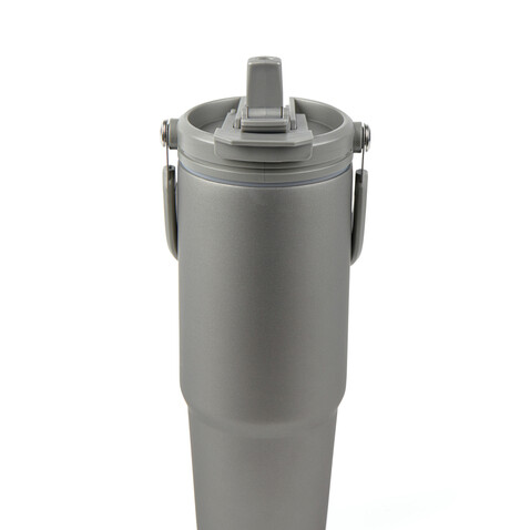 VINGA Eos Trek 880ml Flasche aus RCS rec. Stainless-Steel grau, grau bedrucken, Art.-Nr. V4320322 VINGA Eos Trek 880ml Flasche aus RCS rec. Stainless-Steel grau, grau bedrucken, Art.-Nr. V4320322