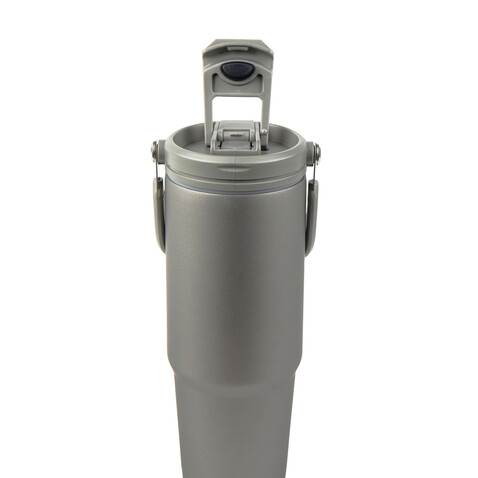VINGA Eos Trek 880ml Flasche aus RCS rec. Stainless-Steel grau, grau bedrucken, Art.-Nr. V4320322 VINGA Eos Trek 880ml Flasche aus RCS rec. Stainless-Steel grau, grau bedrucken, Art.-Nr. V4320322