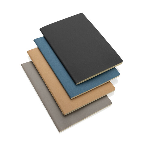 A5 Softcover Notizbuch schwarz bedrucken, Art.-Nr. P774.441