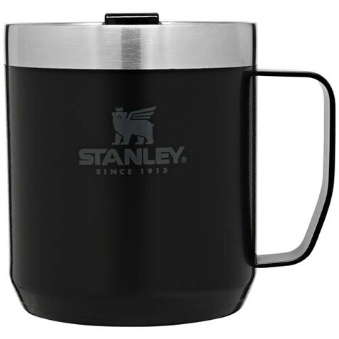 Stanley 350 ml Classic Legendary Camp Thermobecher, schwarz bedrucken, Art.-Nr. 10083290