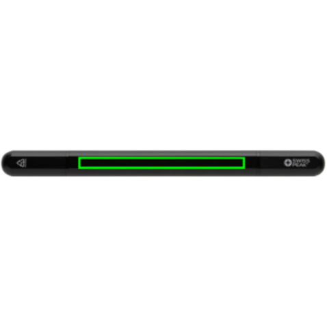 Swiss Peak Storm Dual-Tip-Pen aus RCS recyceltem Aluminum schwarz bedrucken, Art.-Nr. P611.251